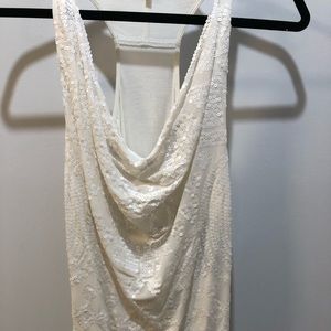 Guess sleeveless sequin top size s